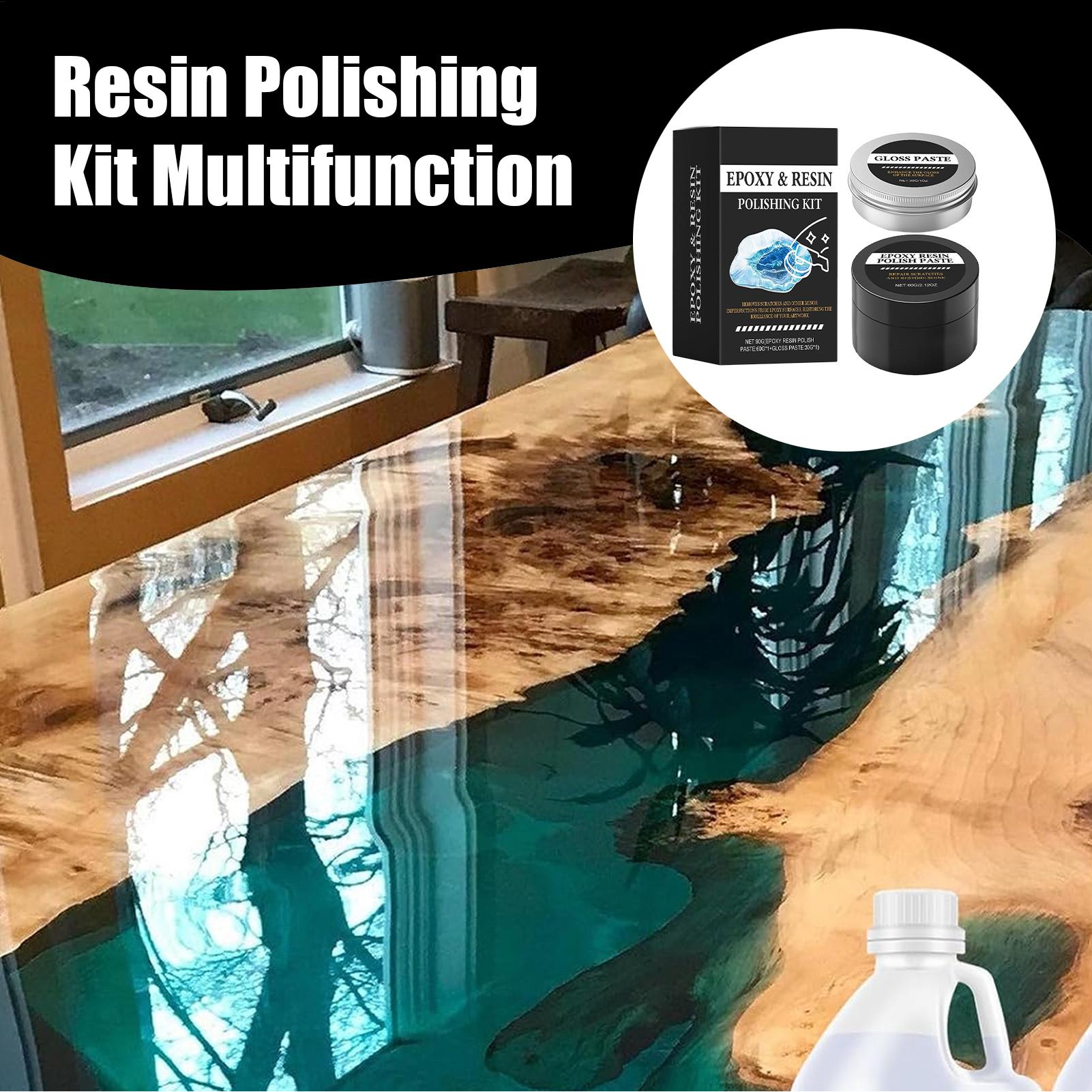 مجموعة تلميع راتنجات الإيبوكسي - مراجعة Resin Art Table وسعره