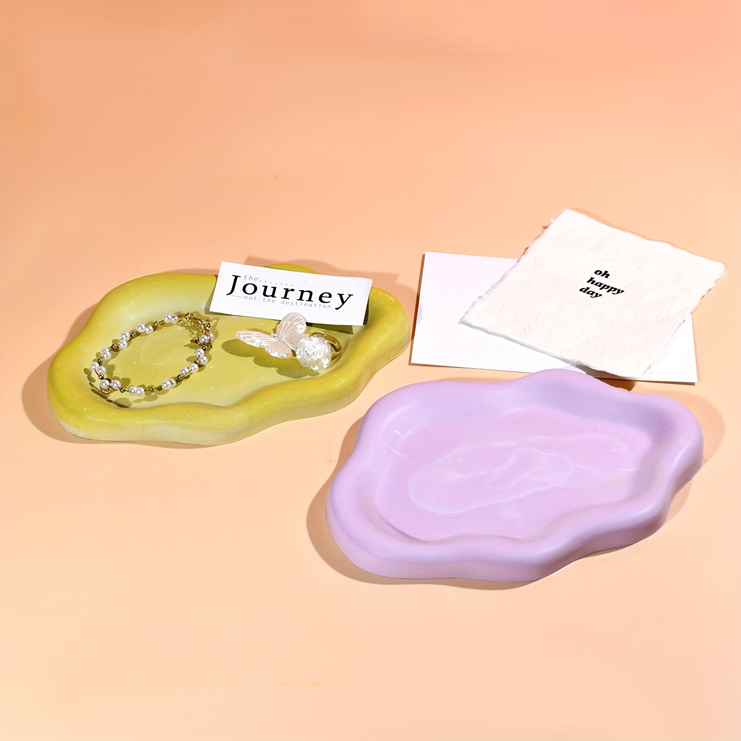 صينية القلب الراتنج قالب سحابة - مراجعة Resin Art Tray وسعره
