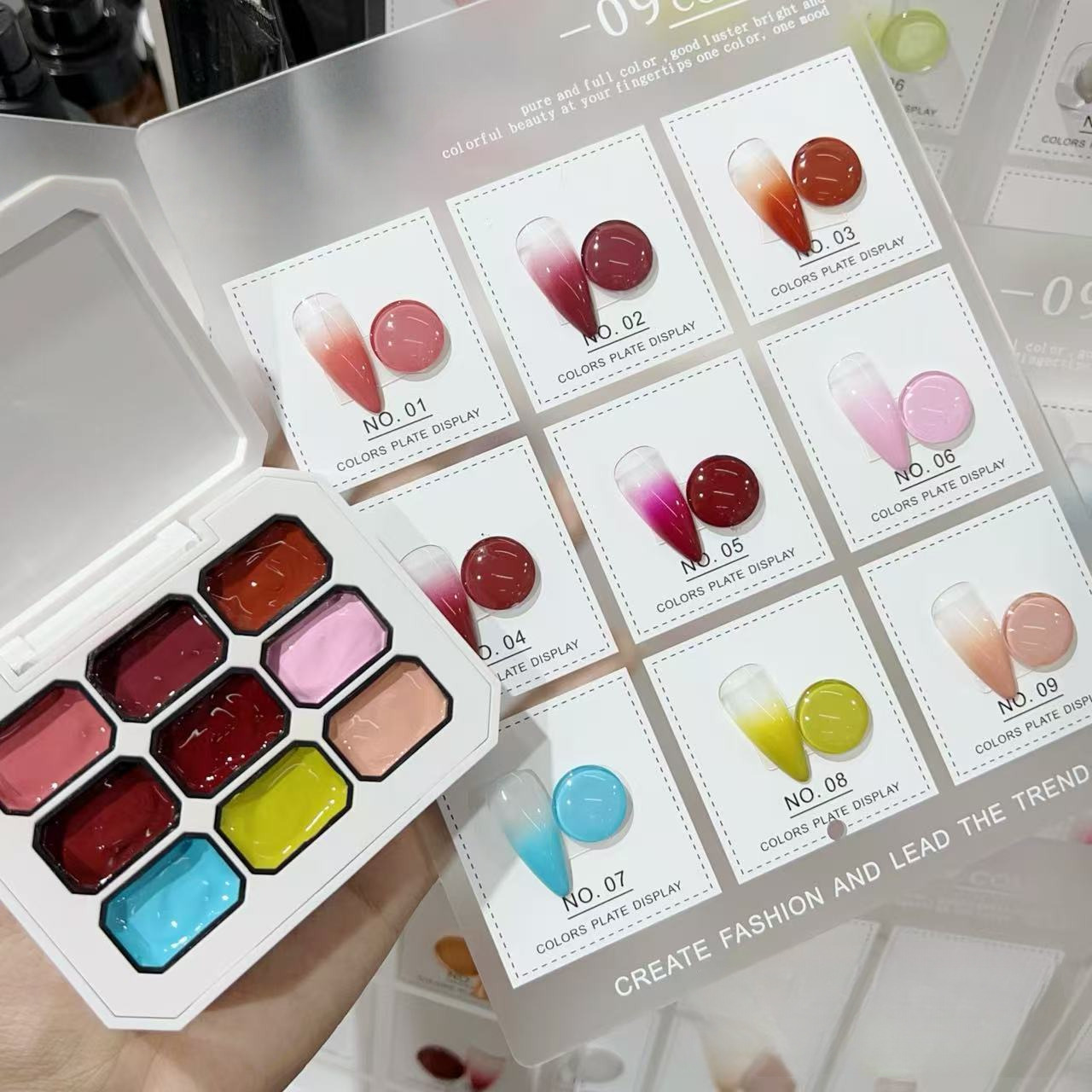 طلاء أظافر جل UV صلب بـ 9 ألوا - مراجعة Resin Art Gel وسعره
