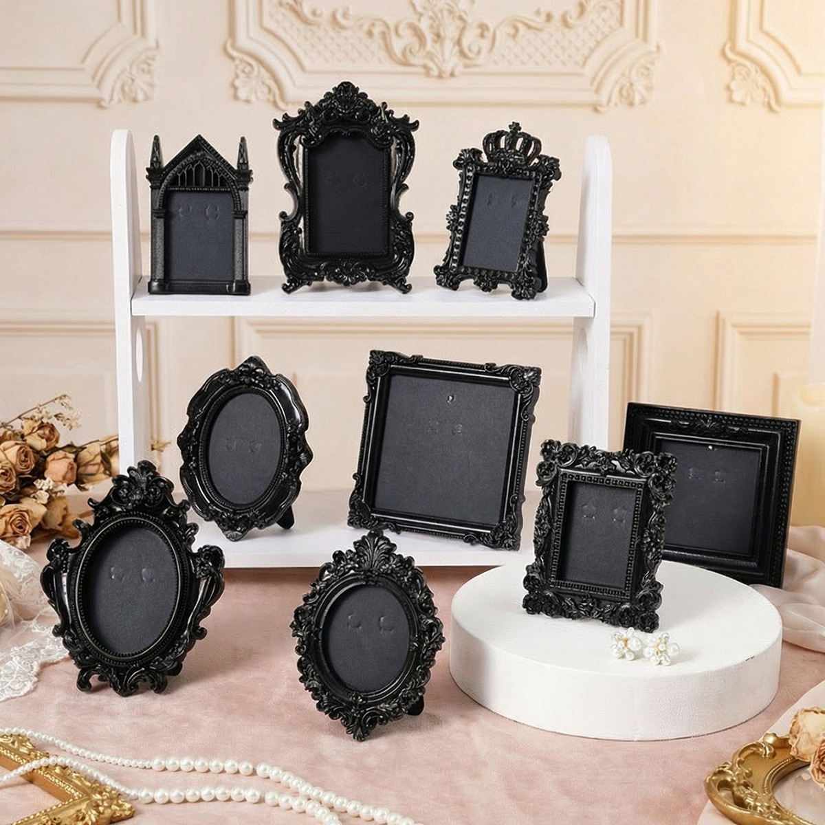 إطارات صور صغيرة بتصميم عتيق،  - مراجعة Resin Art Photo Frame وسعره