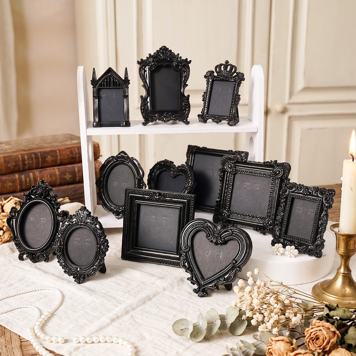 إطارات صور صغيرة بتصميم عتيق،  - مراجعة Resin Art Photo Frame وسعره