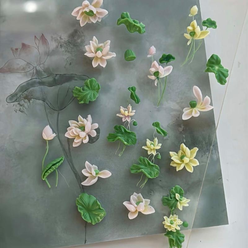 سلسلة الزهور ثلاثية الأبعاد قا - مراجعة Resin Art Template وسعره
