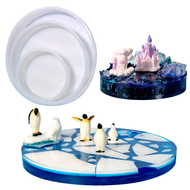 صينية مستديرة كبيرة UV الراتنج - مراجعة Resin Art Tray وسعره