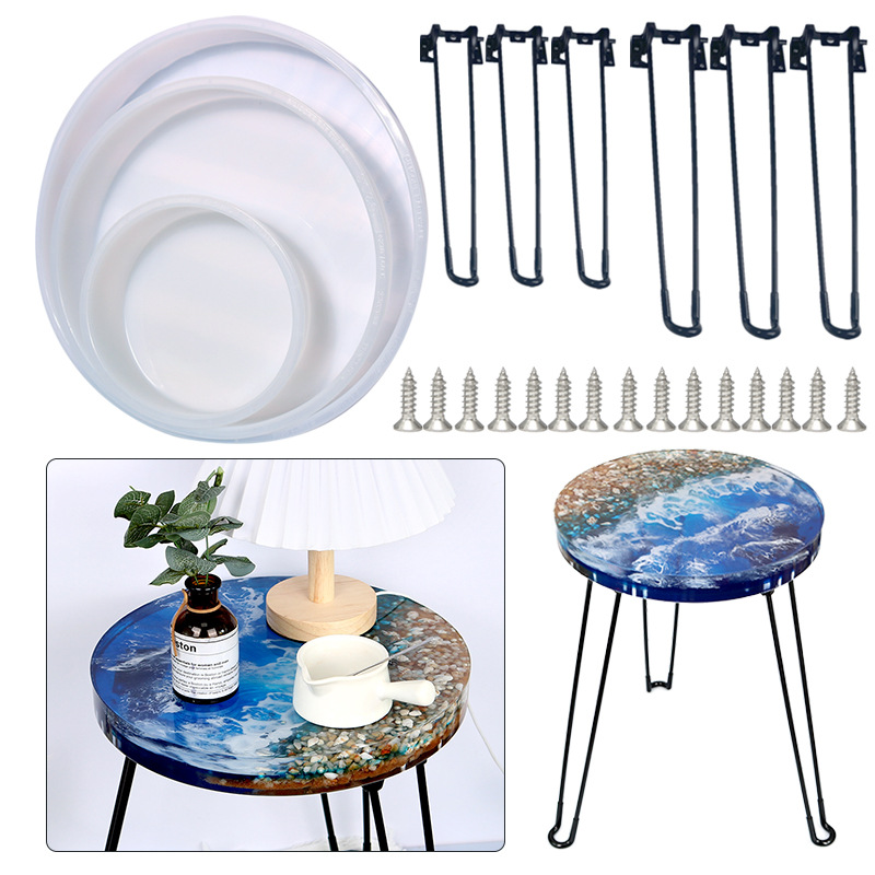 صينية مستديرة كبيرة UV الراتنج - مراجعة Resin Art Tray وسعره
