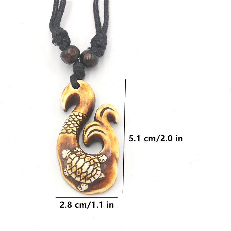 قلادات RUEMOY بتصميم خطاف السم - مراجعة Resin Art Necklace وسعره