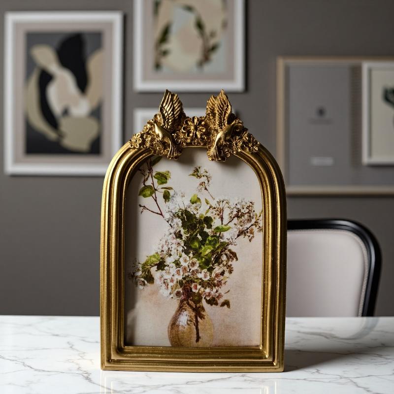 إطار صور بيضاوي صغير للتعليق ع - مراجعة Resin Art Photo Frame وسعره
