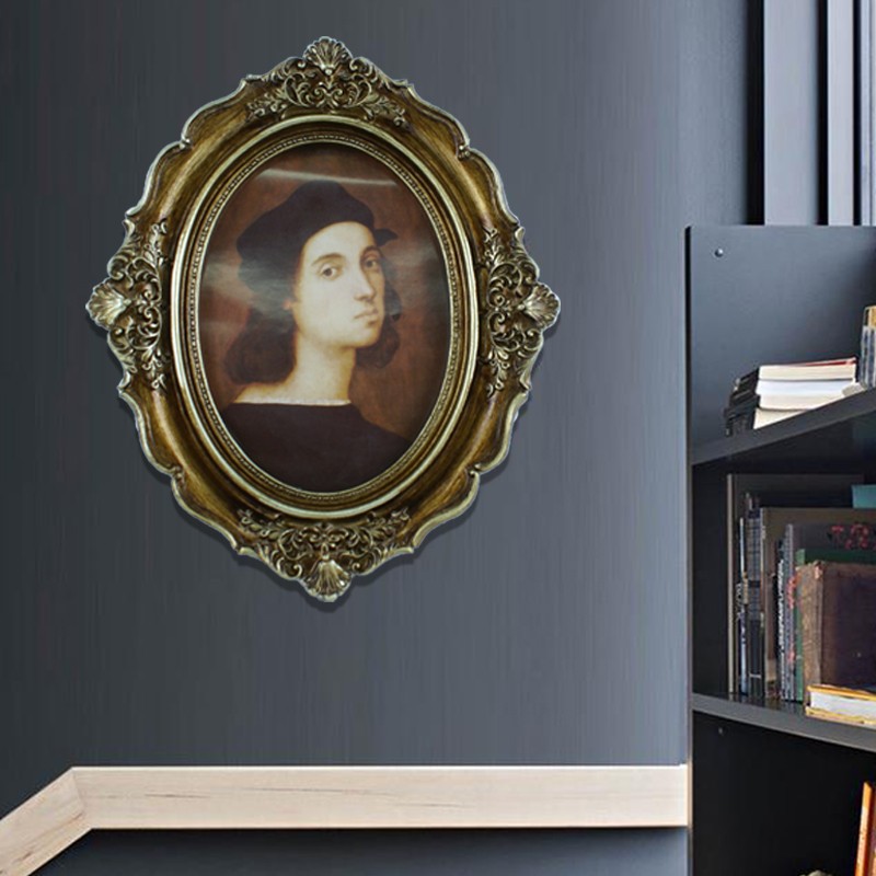 البيضاوي الديكور إطار صور غرفة - مراجعة Resin Art Photo Frame وسعره