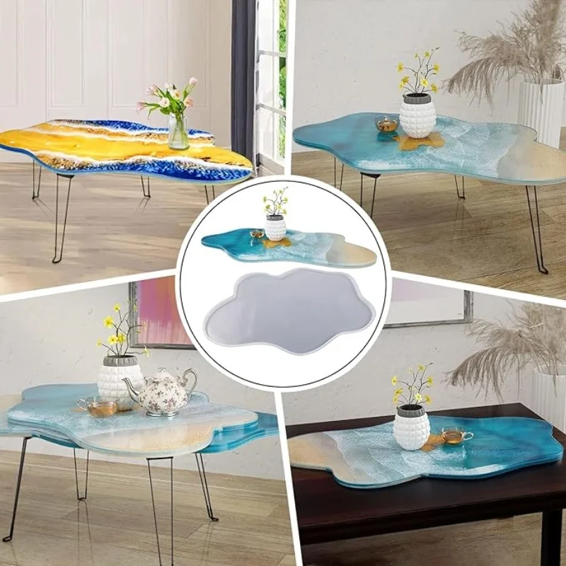 قالب طاولة كبير من الراتنج مقا - مراجعة Resin Art Table وسعره
