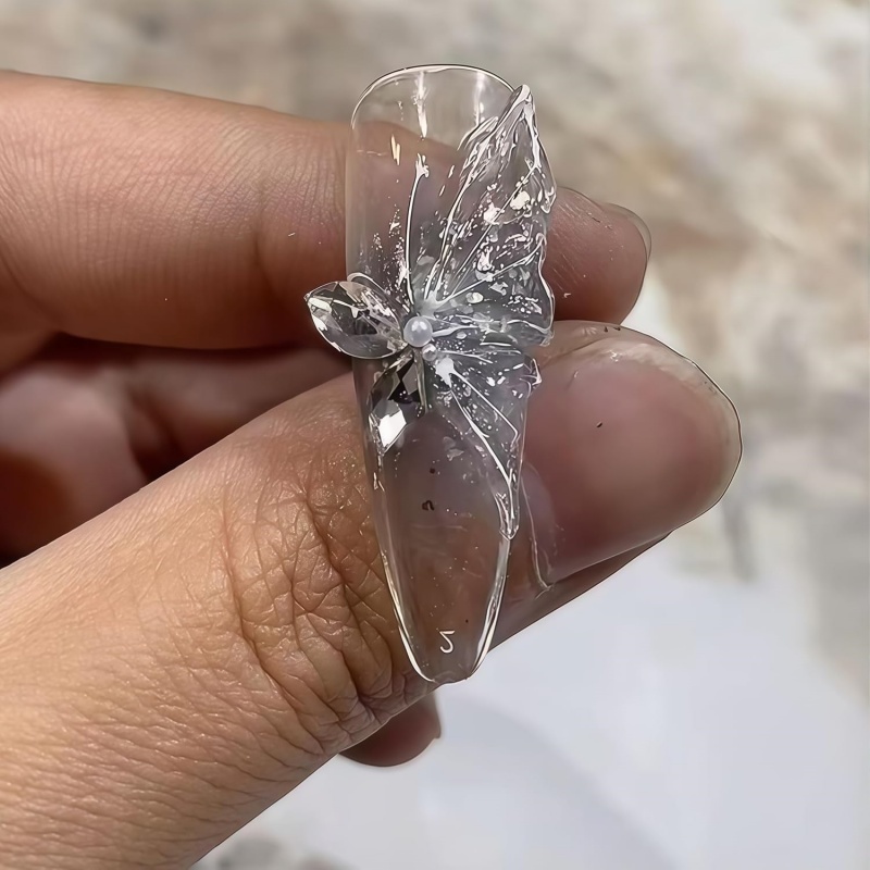 ثلاثية الأبعاد فراشة زهرة هلام - مراجعة Resin Art Template وسعره