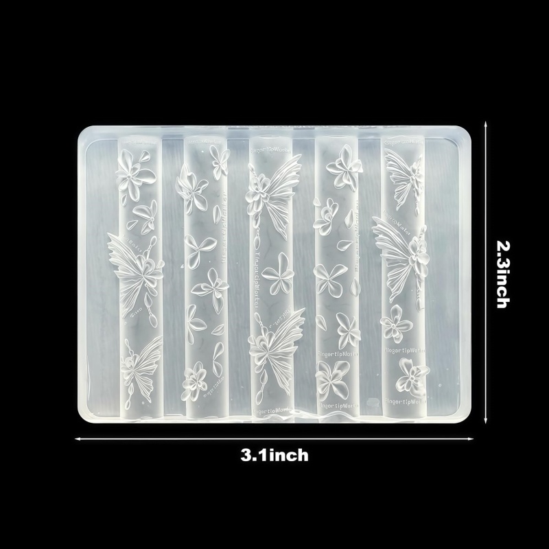 ثلاثية الأبعاد فراشة زهرة هلام - مراجعة Resin Art Template وسعره