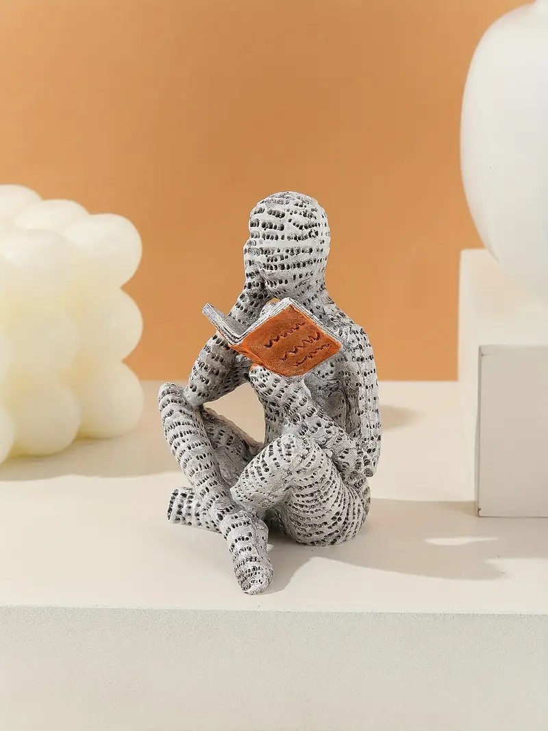 تزيين مع تماثيل فنية لللب، وقط - مراجعة Resin Art Gift For Wedding وسعره