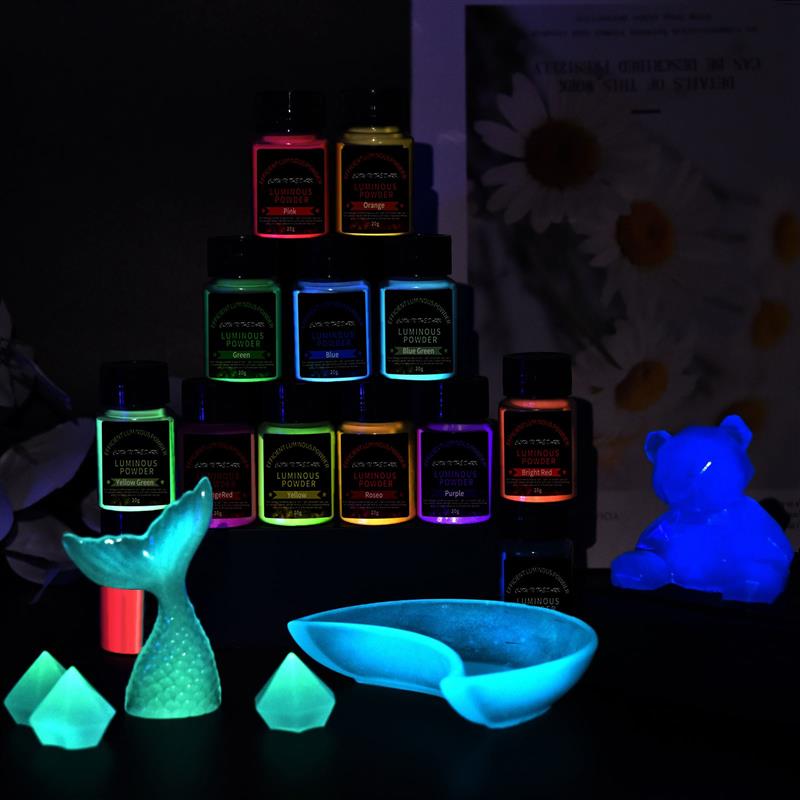مجموعات مسحوق مضيء لراتنج الإي - مراجعة Glitter Powder Resin وسعره