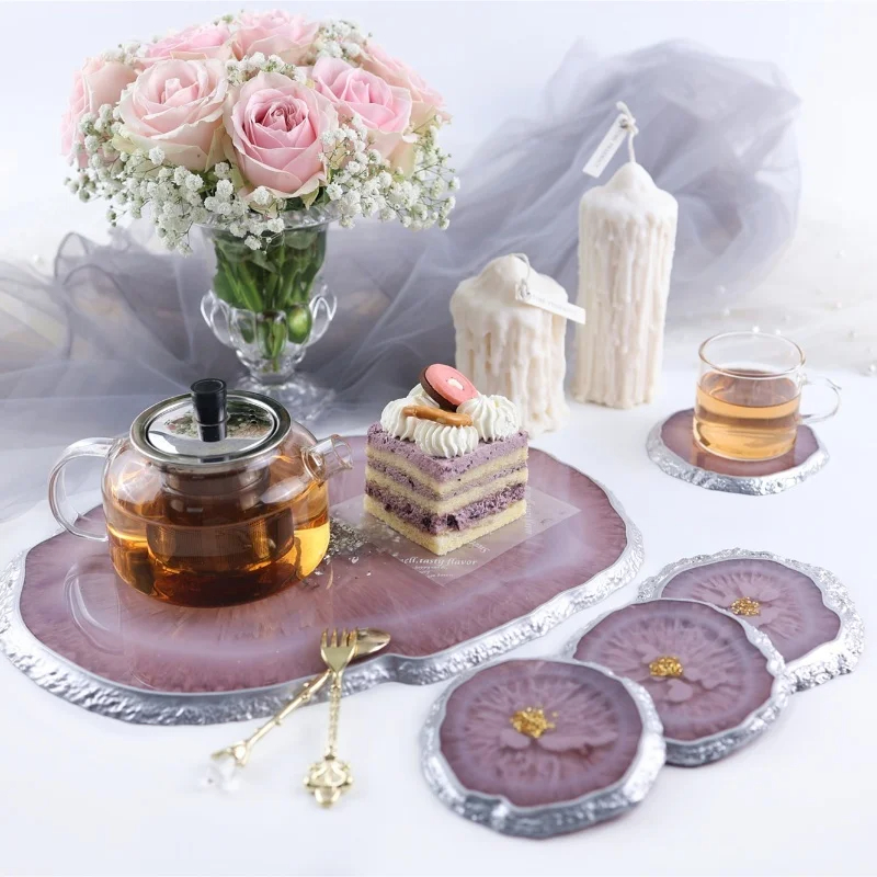 لتقوم بها بنفسك كريستال الايبو - مراجعة Resin Art Tray وسعره