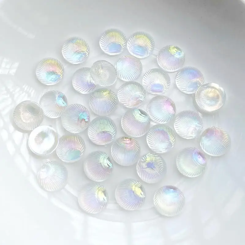 100 قطعة قذائف دائرية ثلاثية ا - مراجعة Resin Art Earrings Design وسعره